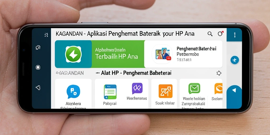 Antarmuka KAGANDAN yang intuitif untuk penghemat baterai.