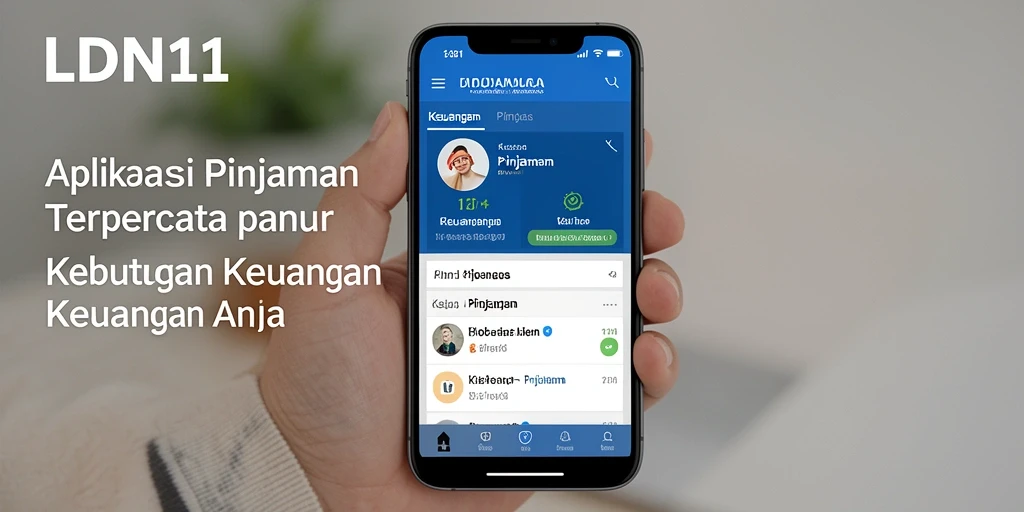 Antarmuka aplikasi LDN11 yang sederhana dan intuitif untuk kebutuhan Pinjaman.