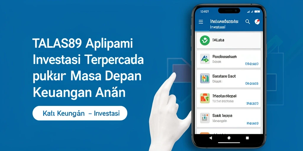 Tampilan utama aplikasi TALAS89 yang intuitif dan informatif.