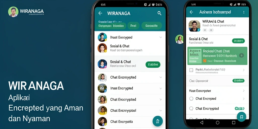 Antarmuka pengguna WIRANAGA yang sederhana dan efisien.